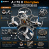 FPV квадрокоптер BetaFPV Air75 II Champion ELRS 2.4 ГГц — гоночный Whoop-дрон 75 мм с бесколлекторными моторами 0802 28000KV, камерой C03, Matrix 1S 5IN1 II, время полёта до 6 минут 50 сек